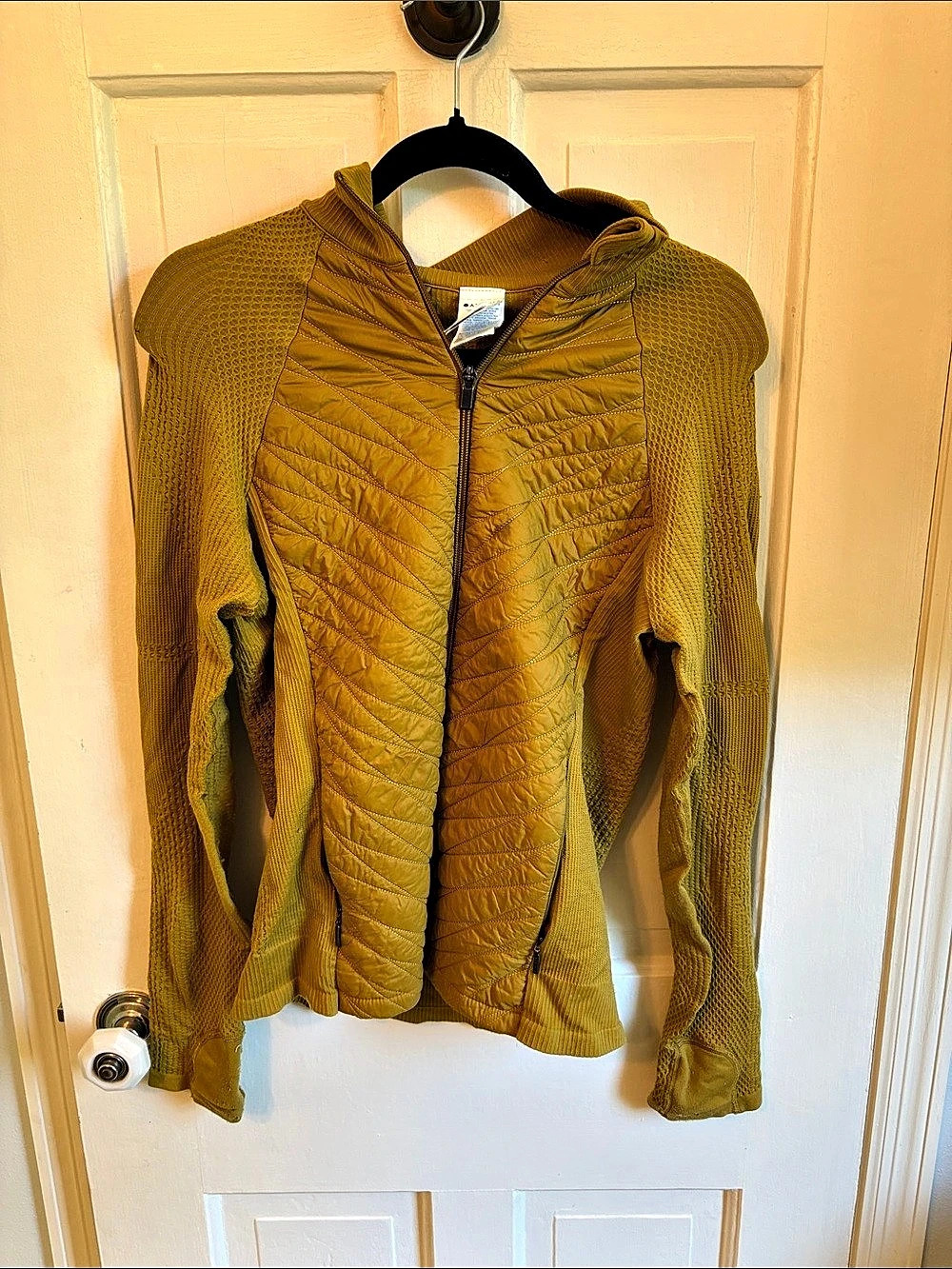Athleta Flurry Force Insulated PrimaLoft Jacket II Green Large